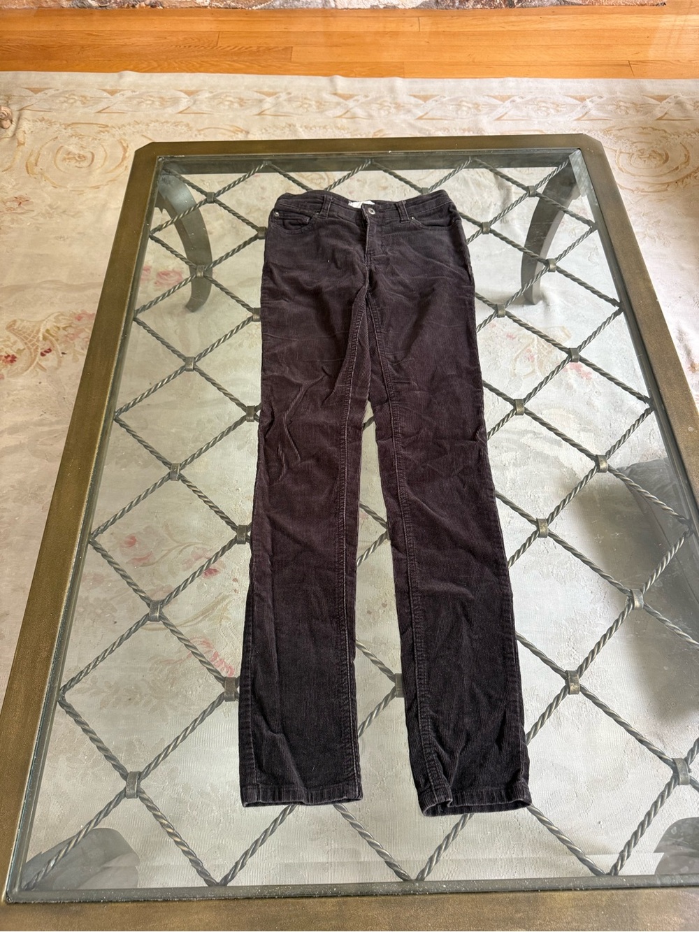 BDG Dark brown Corduroy Straight-Leg Pants
